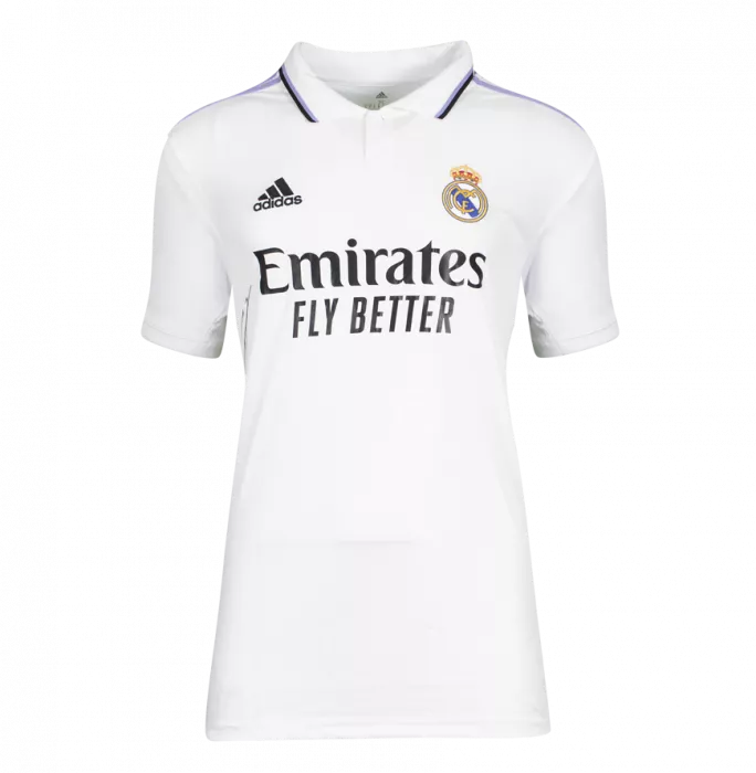 Vinicius Jr. Official Ballon D'Or™ Back Signed And Hero Framed Real Madrid CF 2022-23 Home Shirt With Fan Style Numbers: 2023 Sócrates Award Winner