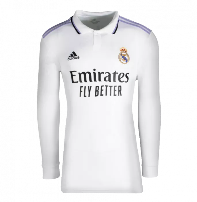 Vinicius Jr Official UEFA Champions League Back Signed And Framed Real Madrid 2022-23 Home Shirt