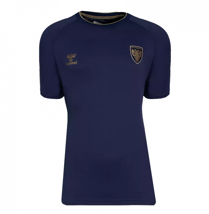 Vinnie Jones Back Signed Modern AFC Wimbledon Shirt In Classic Frame