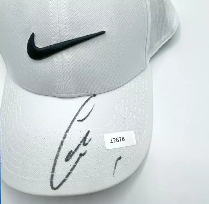 WAREHOUSE SECONDS Carlos Alcaraz Signed Nike Dri-FIT Club Structured Swoosh Cap - Grade B