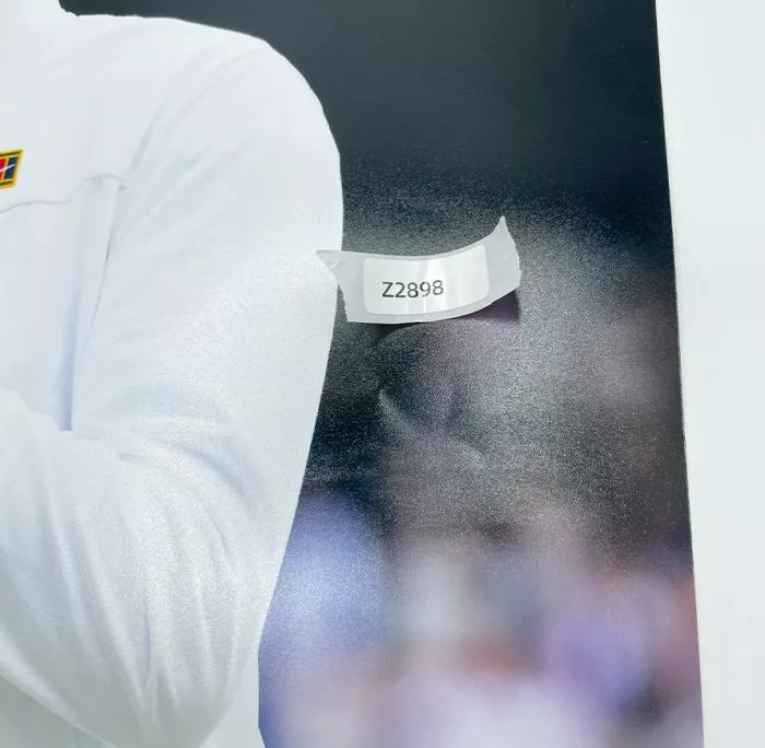 WAREHOUSE SECONDS Carlos Alcaraz Signed Wimbledon 2024 Trophy Lift Photo - Grade A