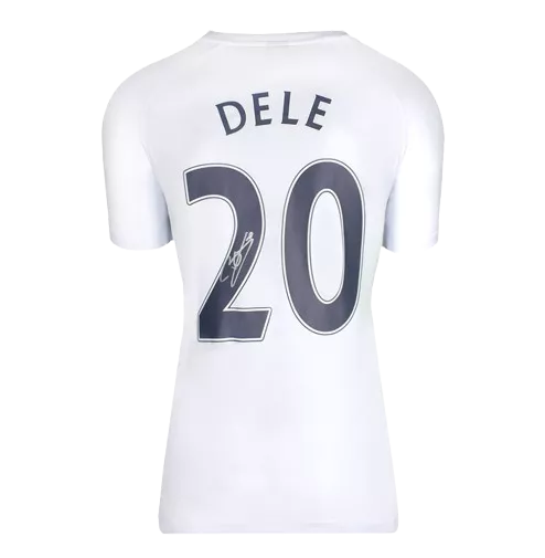 WAREHOUSE SECONDS Dele Alli Signed Back Tottenham Hotspur Lab T-Shirt Grade A