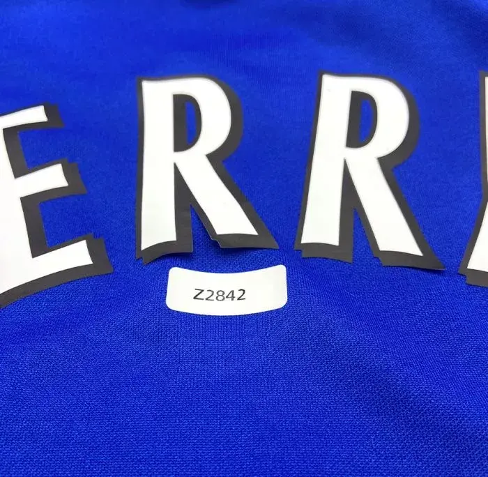 WAREHOUSE SECONDS John Terry Chelsea FC Back Signed 1999-01 Home Shirt - Grade B