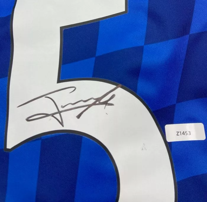 WAREHOUSE SECONDS Jorginho Back Signed Chelsea 2021-22 Home Shirt - Grade B