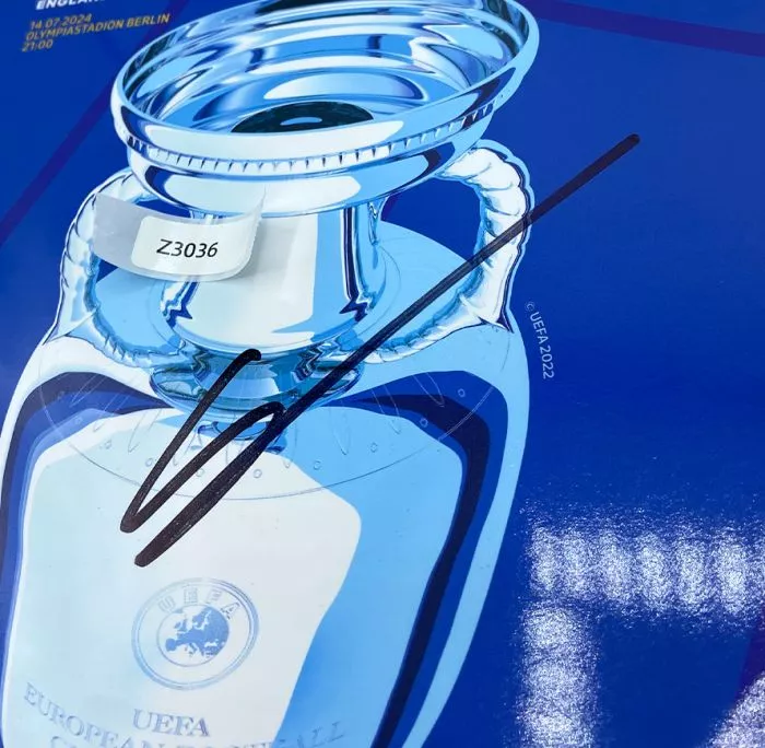WAREHOUSE SECONDS Lamine Yamal Signed UEFA Euro 2024 Final Programme - Grade E