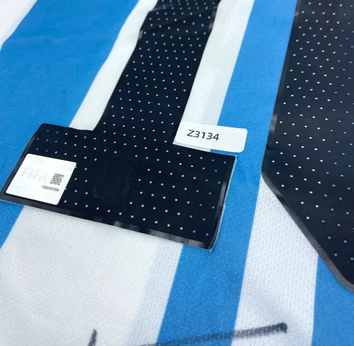 WAREHOUSE SECONDS Lionel Messi Back Signed Argentina 2022 Home Shirt - Grade A