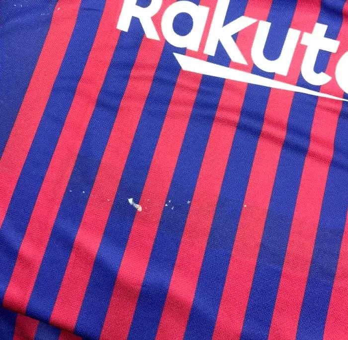 WAREHOUSE SECONDS Lionel Messi Official Back Signed FC Barcelona 2018-19 Home Shirt - Grade D