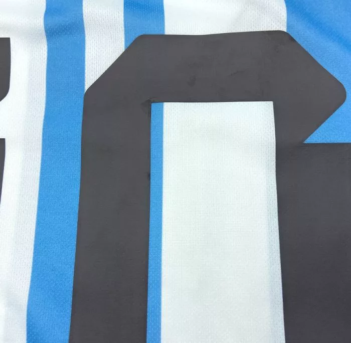 WAREHOUSE SECONDS Lionel Messi Official Back Signed 3 Star Argentina 2022-23 Home Shirt With Fan Style Numbers - Grade A