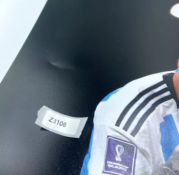 WAREHOUSE SECONDS Lionel Messi Signed Argentina Photo: 2022 FIFA World Cup Winner - Grade A