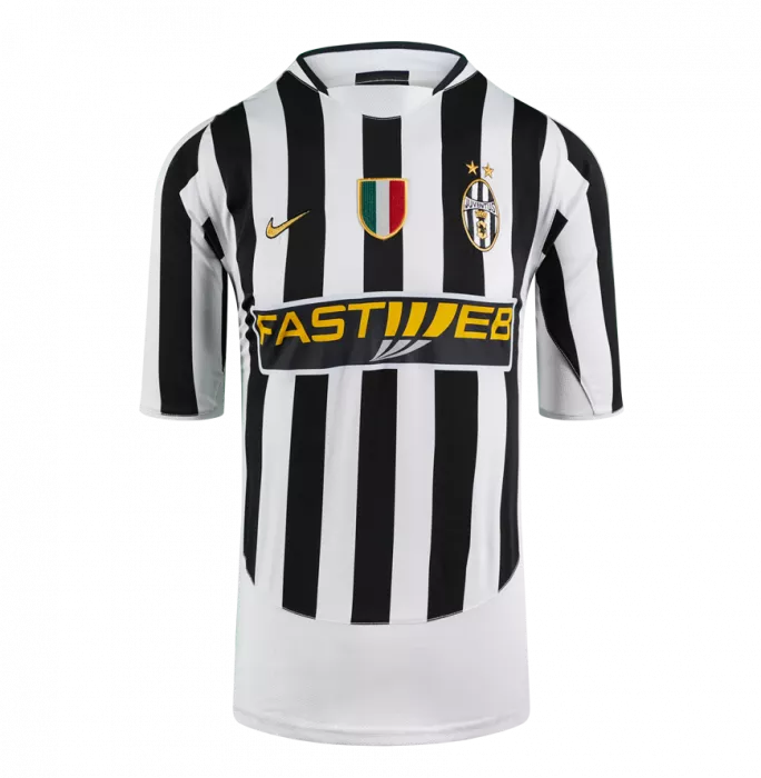 WAREHOUSE SECONDS Pavel Nedved Back Signed Juventus 2003-04 Home Shirt (Italian Badge) - Grade B