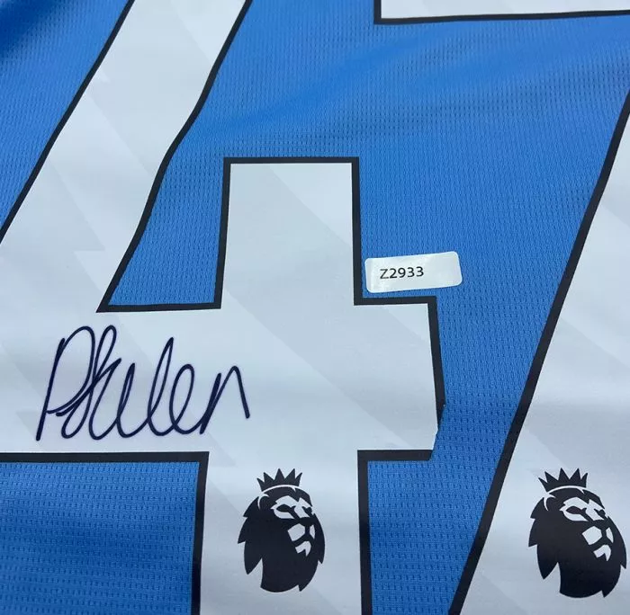 WAREHOUSE SECONDS Phil Foden Back Signed Manchester City 2023-24 Home Shirt GRADE B