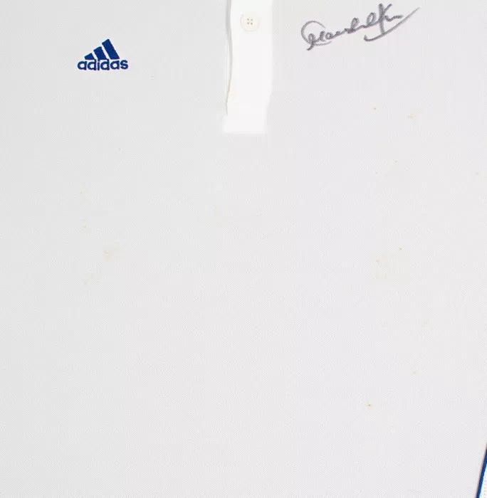 WAREHOUSE SECONDS Sachin Tendulkar Front Signed Adidas Cricket Shirt In Classic Frame – 1