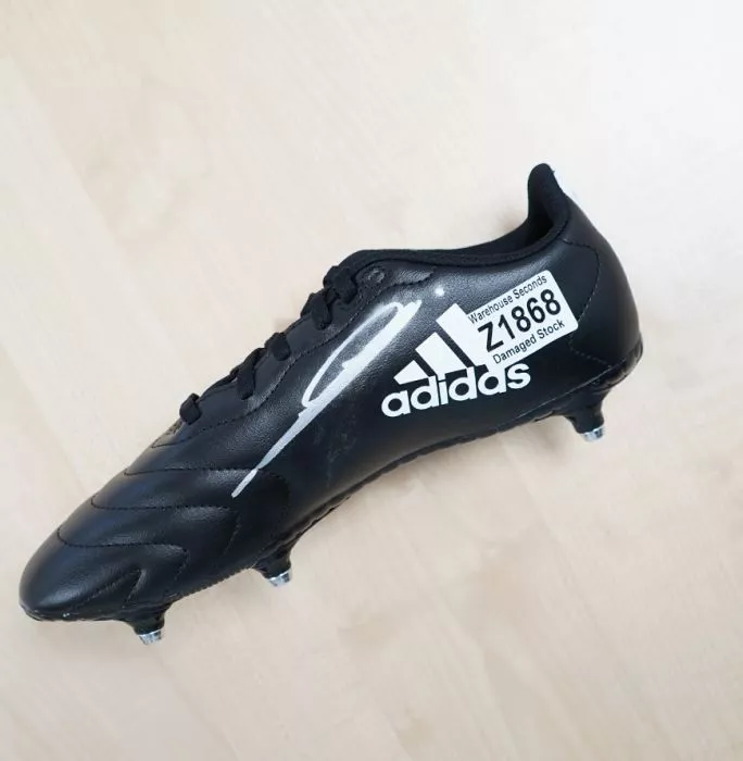 WAREHOUSE SECONDS Zinedine Zidane Signed Adidas Football Boot - Grade D