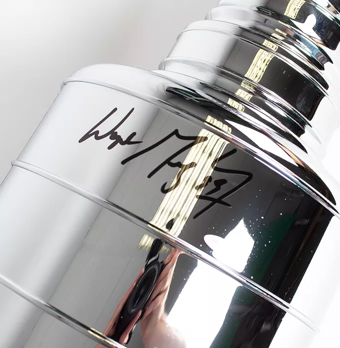 Wayne Gretzky Signed Replica Stanley Cup Trophy