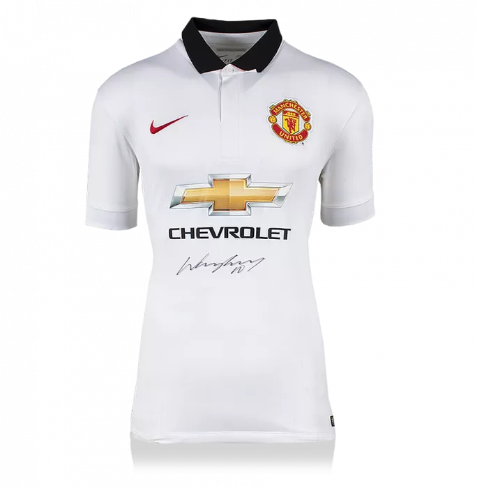 Wayne Rooney Signed Manchester United 2014-15 Away Shirt
