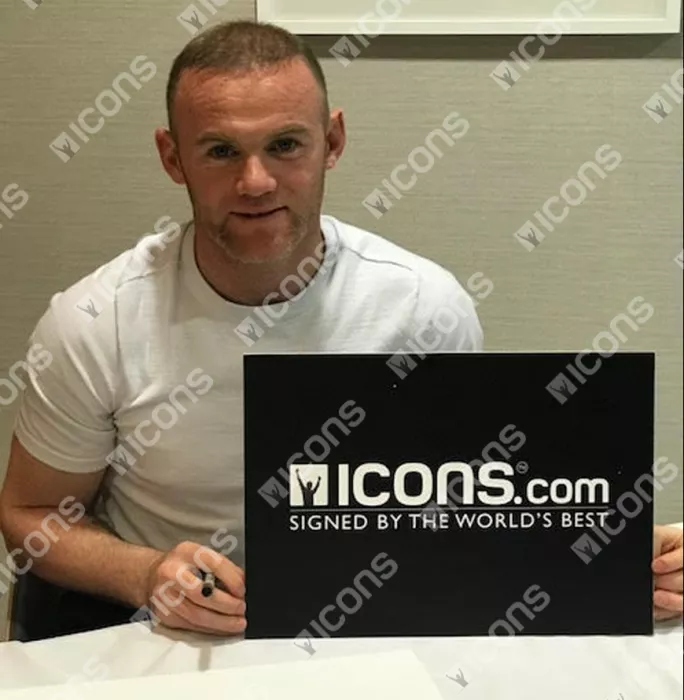 Wayne Rooney Signed Metallic Purple Nike Mercurial Boot