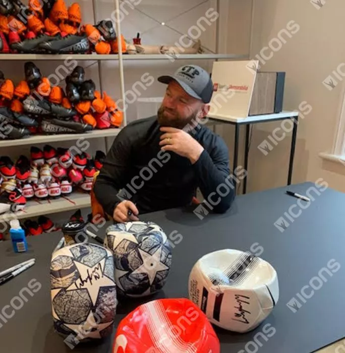 Wayne Rooney Signed Nike Football: England's Top Goalscorer