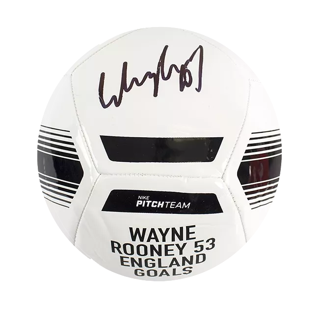 Wayne Rooney Signed Nike Football: England's Top Goalscorer