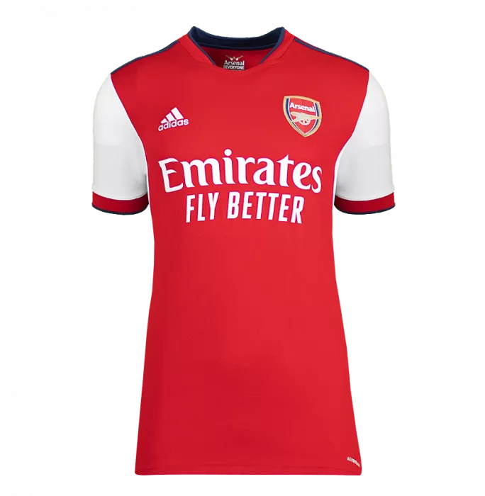 Willian Back Signed Arsenal 2021-22 Home Shirt In Hero Frame: Option 1