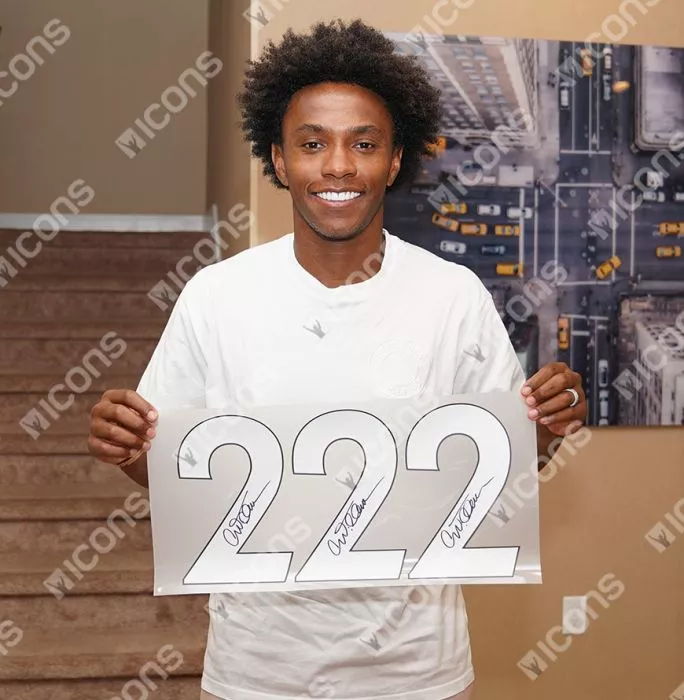 Willian Back Signed Chelsea 2022-23 Home Shirt