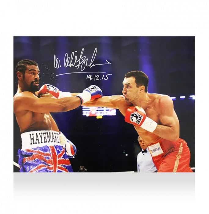 Wladimir Klitschko Signed Photo: Victory Vs David Haye
