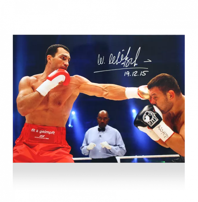 Wladimir Klitschko Signed Photo: Victory Vs Ruslan Chagaev