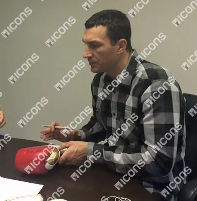 Wladimir Klitschko Signed Red And Gold Boxing Glove