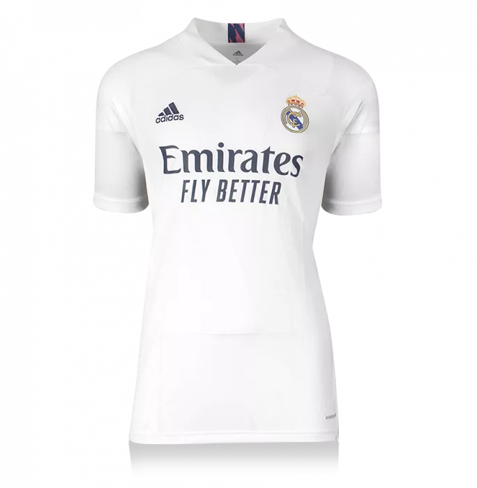 Xabi Alonso Back Signed Real Madrid 2020-21 Home Shirt With Fan Style Numbers In Classic Frame