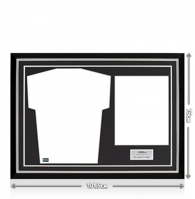 Xabi Alonso Back Signed Real Madrid 2020-21 Home Shirt With Fan Style Numbers In Hero Frame: Option 1