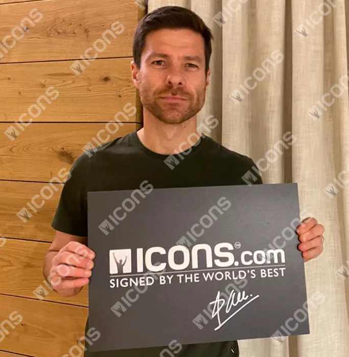 Xabi Alonso Back Signed Real Madrid 2020-21 Home Shirt With Fan Style Numbers
