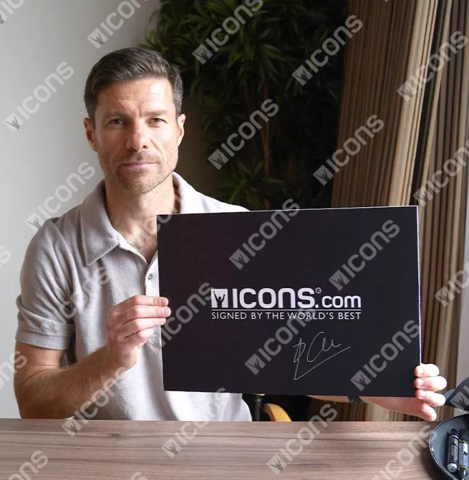 Xabi Alonso Official UEFA Champions League Signed And Framed Liverpool FC Photo - 2005 Champions League Winners