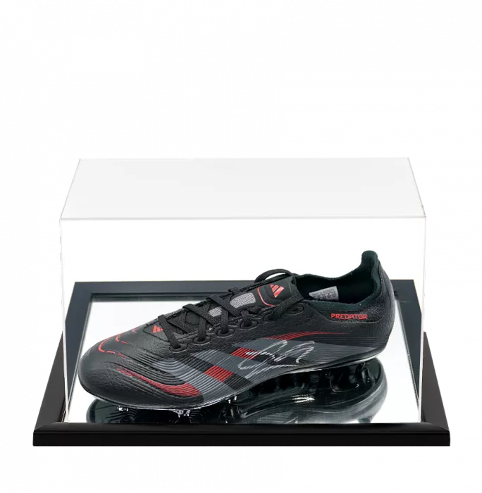 Xabi Alonso Signed Adidas Predator Boot In Acrylic Case