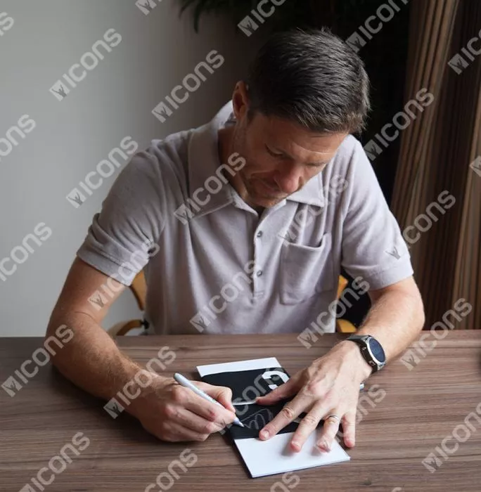 Xabi Alonso Signed And Framed Captain's Armband