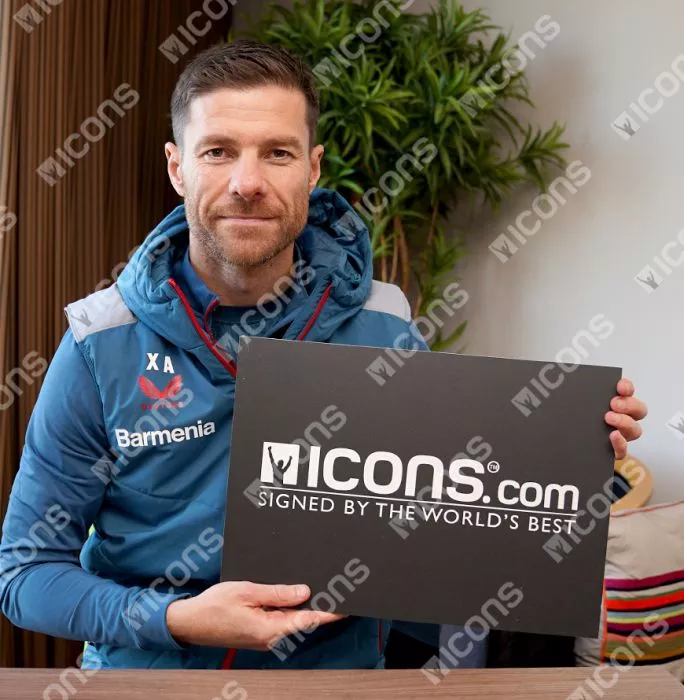 Xabi Alonso Signed Spain Photo: UEFA EURO 2008 Winner