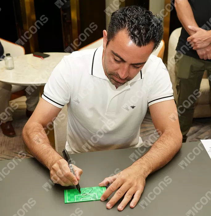 Xavi Official FC Barcelona Signed LEGO® Camp Nou Set