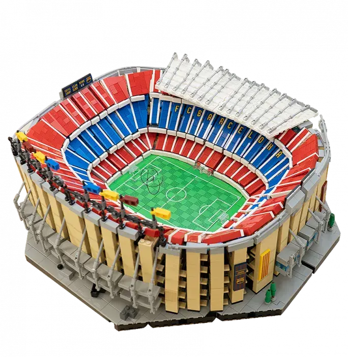 Xavi Official FC Barcelona Signed LEGO® Camp Nou Set
