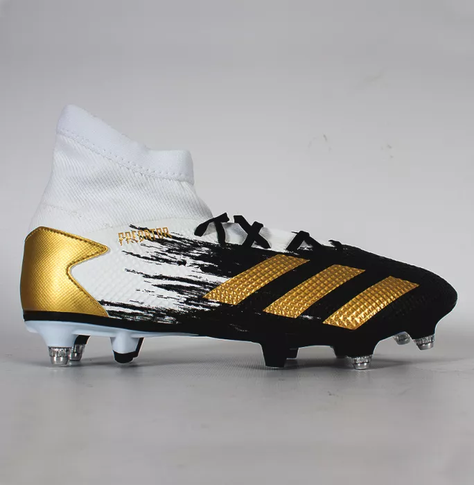 Xavi Signed White Black & Gold Adidas Predator Boot In Acrylic Case