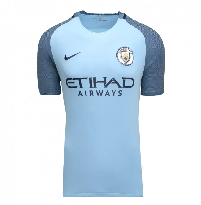 Yaya Toure Back Signed Manchester City 2016-17 Home Shirt In Classic Frame