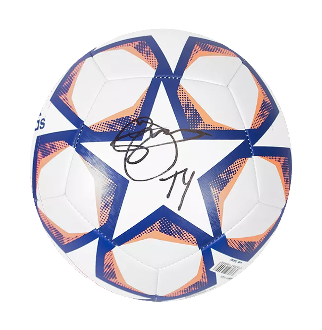 Yaya Toure Signed UEFA Champions League Football In Acrylic Case