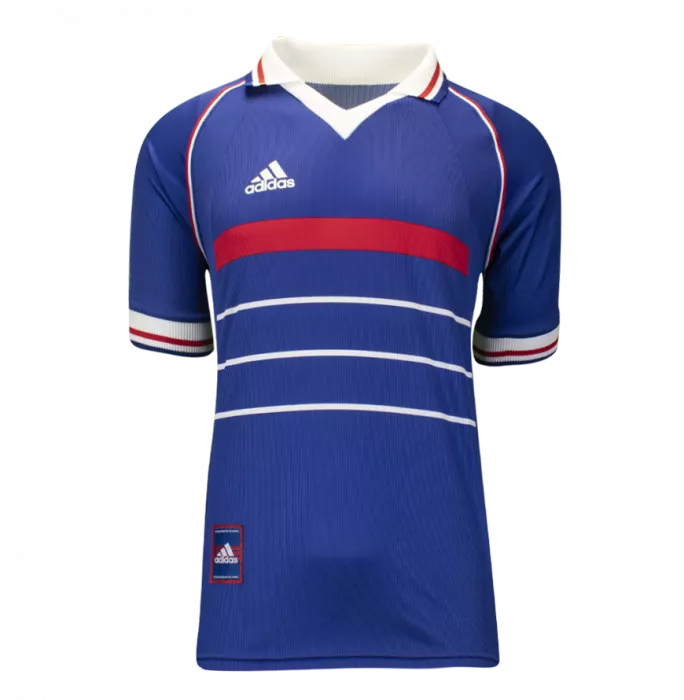 Zinedine Zidane Back Signed France 1998 Home Shirt In Deluxe Packaging