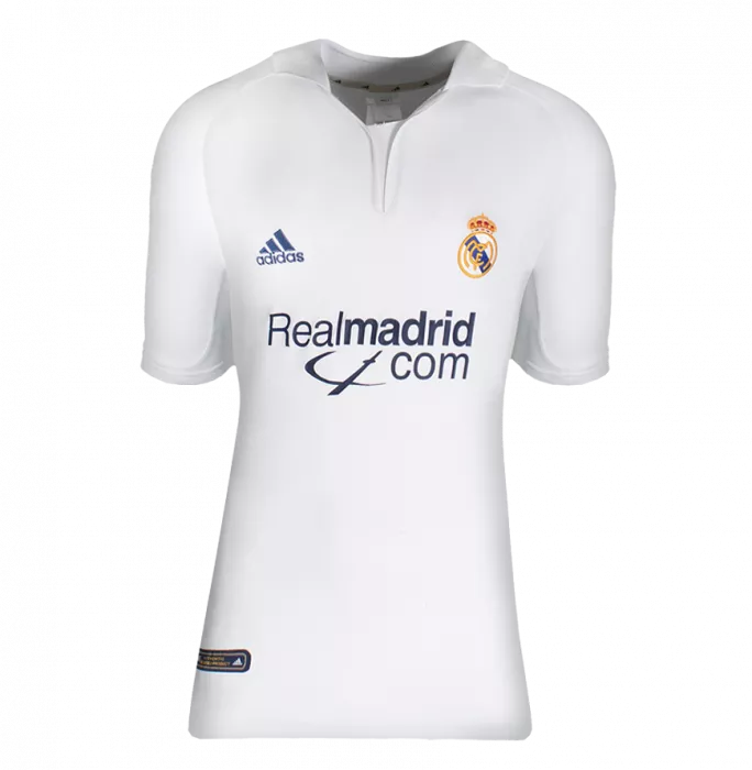 Zinedine Zidane Back Signed Real Madrid 2001 Home Shirt In Classic Frame
