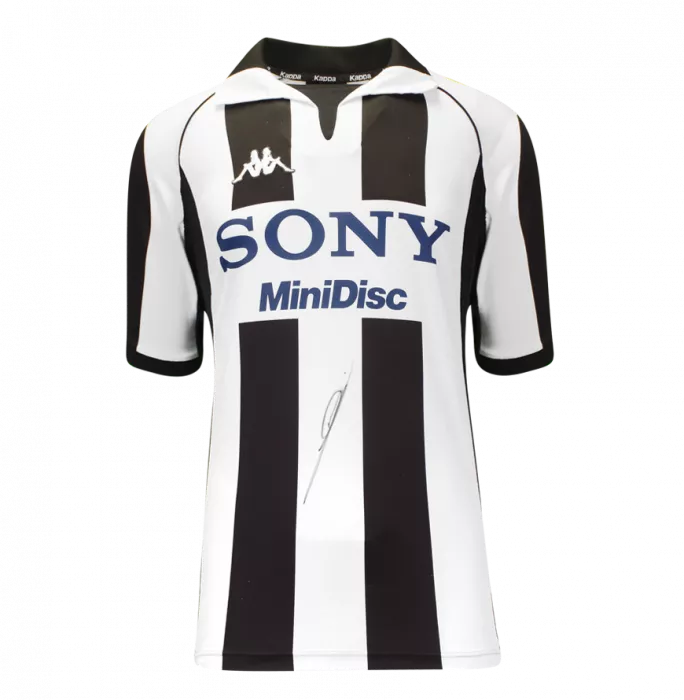 Zinedine Zidane Front Signed Juventus 1997-98 Home Shirt In Classic Frame