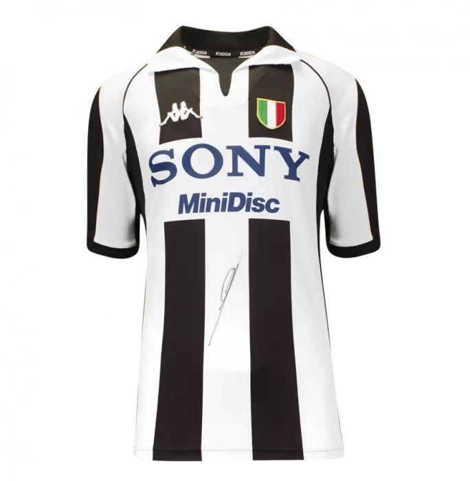 Zinedine Zidane Front Signed Juventus 1997-98 Home Shirt