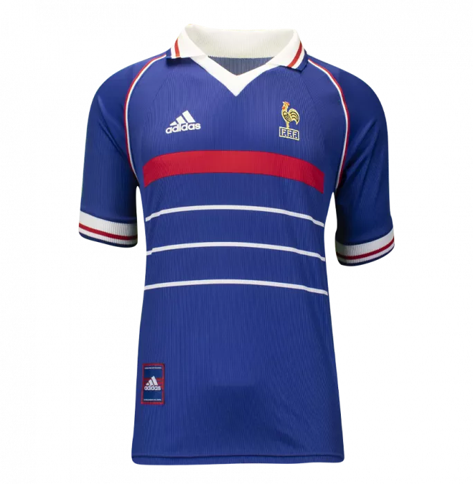 Zinedine Zidane & Kylian Mbappe Back Signed France Home Shirts In Classic Dual Frame