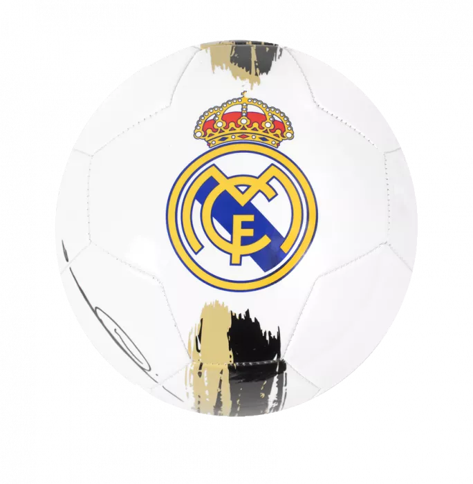 Zinedine Zidane Signed Real Madrid CF Branded Football In Acrylic Case