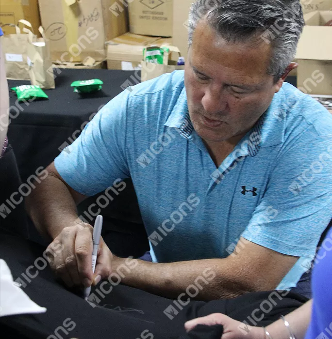 Zinzan Brooke Front Signed Retro New Zealand Rugby Shirt