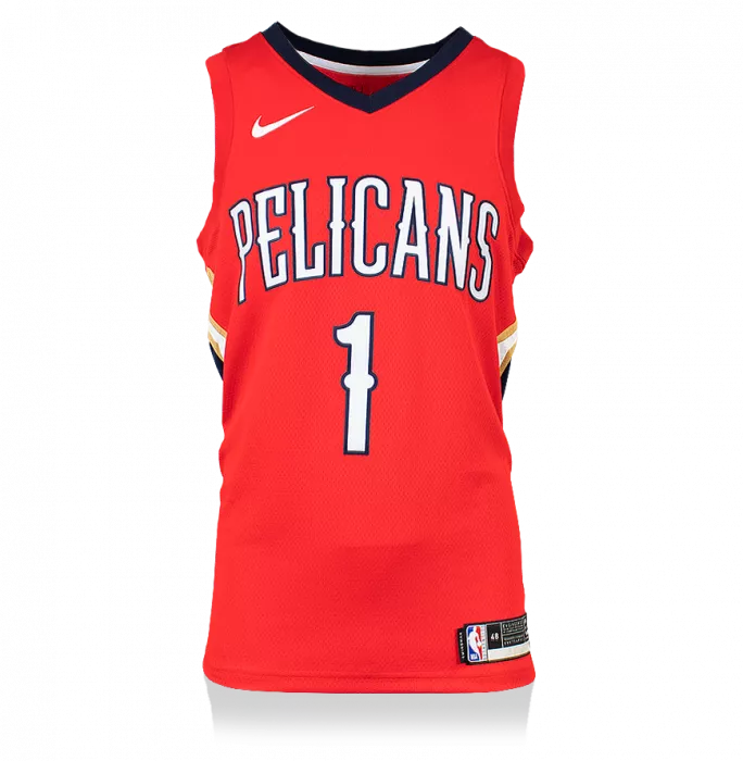 Zion Williamson Signed New Orleans Pelicans Alternate Jersey
