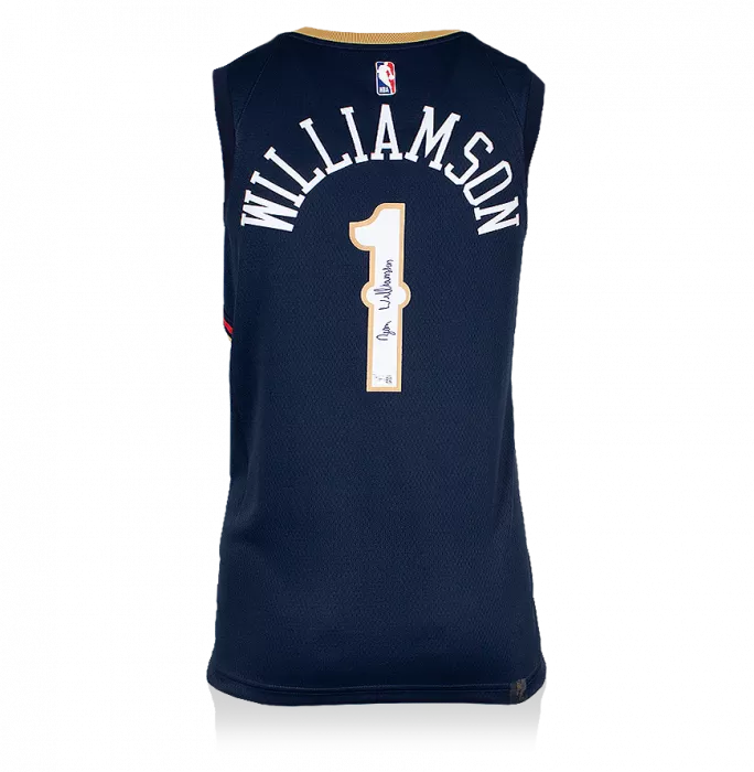Zion Williamson Signed New Orleans Pelicans Home Jersey